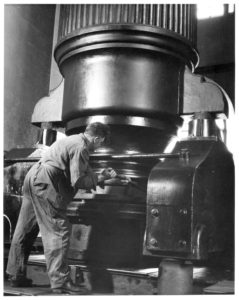 90 inch Engine Pump with Engineer, 1946