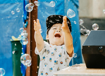 bubble child